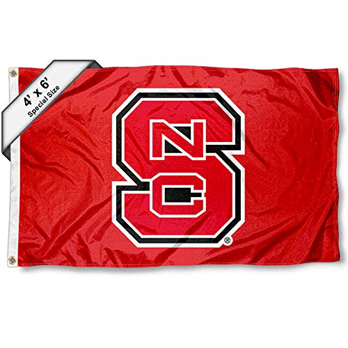 College Flags & Banners Co. NC State Wolfpack 4 ft x 6 ft Flag