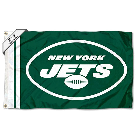 New York Jets Wordmark 2x3 Foot Small Flag