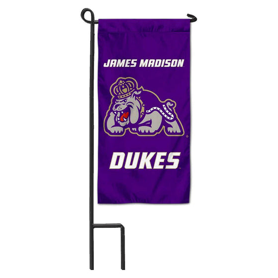 College Flags & Banners Co. James Madison Dukes Mini Garden and Flower Pot Flag Topper