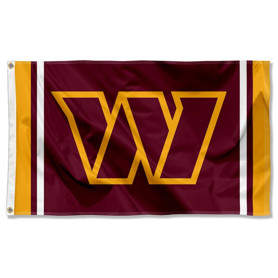 WinCraft Washington Commanders Flag Outdoor Indoor 3x5 Foot Banner