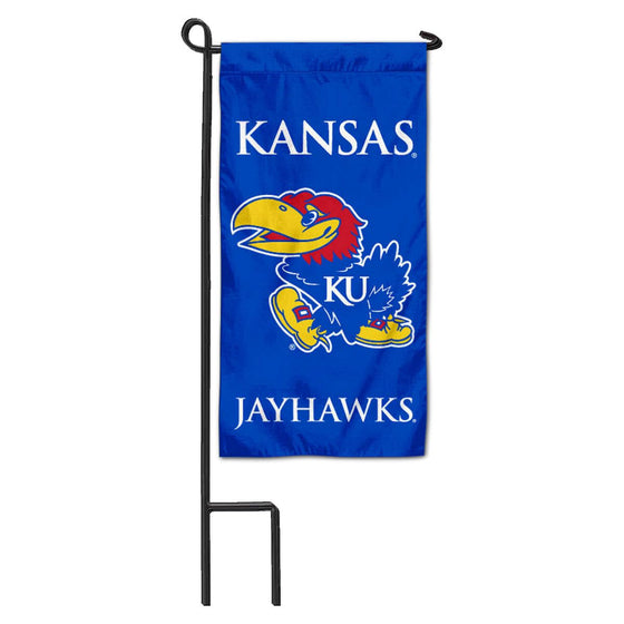 College Flags & Banners Co. Kansas Jayhawks Mini Garden and Flower Pot Flag Topper