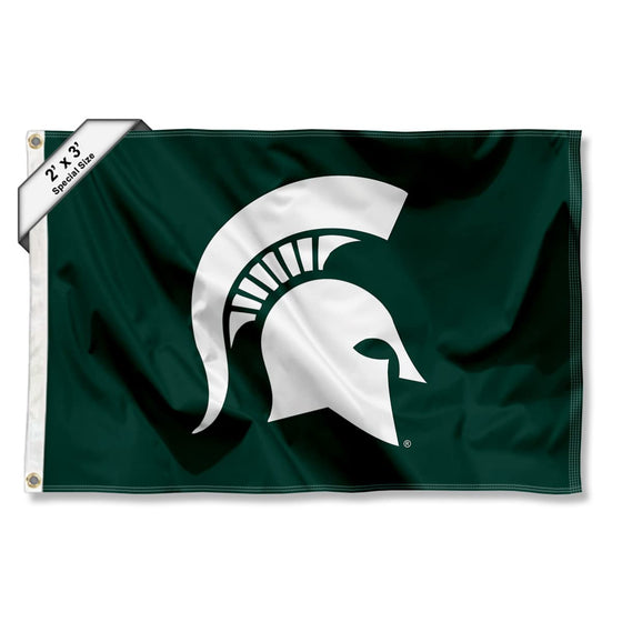 College Flags & Banners Co. Michigan State Spartans Small 2x3 Foot Flag