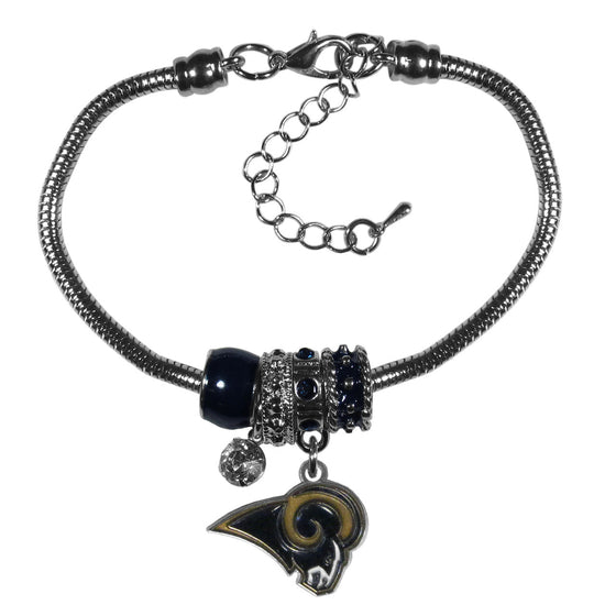 Los Angeles Rams Bracelet Euro Bead Style