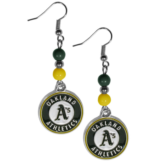 Oakland Athletics Earrings Dangle Style CO