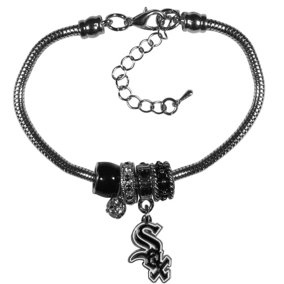 Chicago White Sox Bracelet Euro Bead Style CO