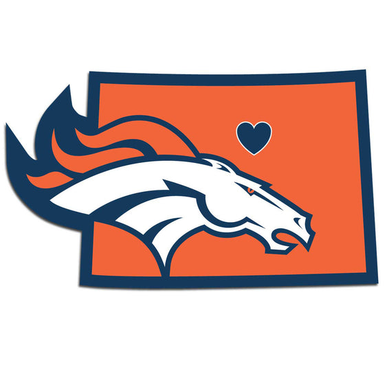 Denver Broncos Decal Home State Pride