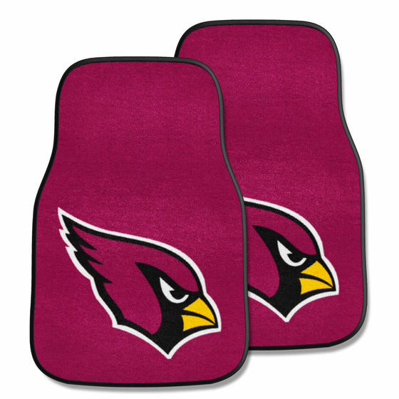 Arizona Cardinals Front Carpet Car Mat Set - 2 Pieces