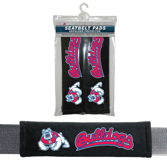 Fresno State Bulldogs Seat Belt Pads CO