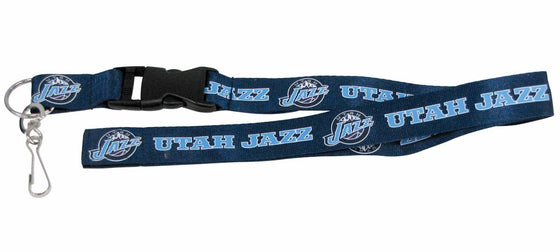 Utah Jazz Lanyard - Breakaway with Key Ring