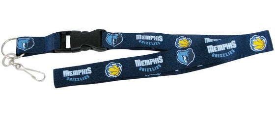 Memphis Grizzlies Lanyard - Breakaway with Key Ring - Special Order