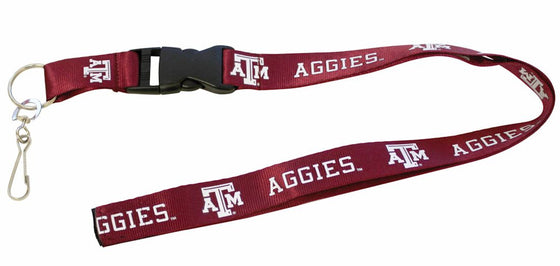 Texas A&M Aggies Lanyard - Breakaway with Key Ring - Special Order