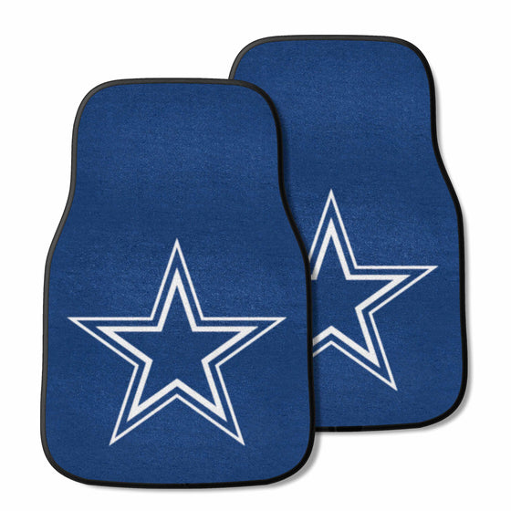 Dallas Cowboys Front Carpet Car Mat Set - 2 Pieces