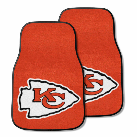 Kansas City Chiefs Front Carpet Car Mat Set - 2 Pieces