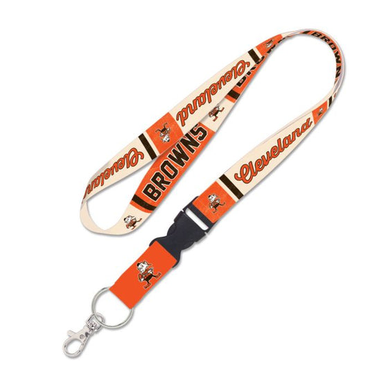 Cleveland Browns VINTAGE Lanyard w/detachable buckle 1"