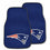 New England Patriots Front Carpet Car Mat Set - 2 Pieces