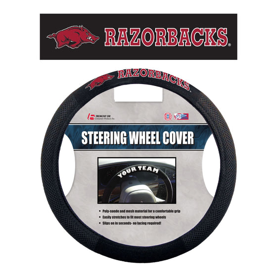 Arkansas Razorbacks Steering Wheel Cover - Mesh (CDG)