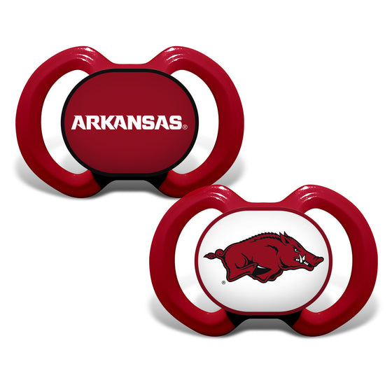 Arkansas Razorbacks Pacifier 2 Pack Alternate