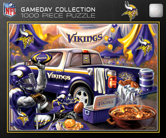 Minnesota Vikings Puzzle 1000 Piece Gameday Design