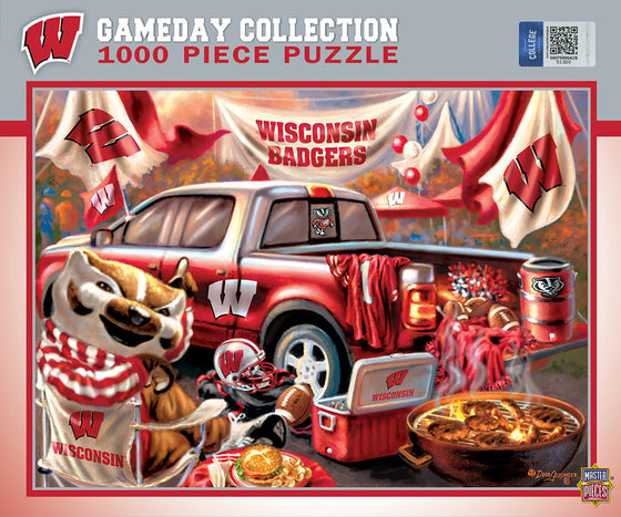 Wisconsin Badgers Puzzle 1000 Piece Gameday Design Special Order