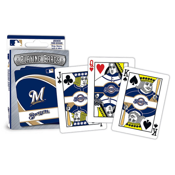 Milwaukee Brewers Playing Cards Logo