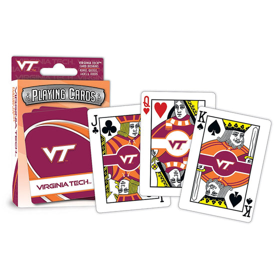 Virginia Tech Hokies Playing Cards Logo Special Order