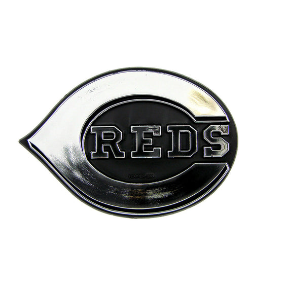 Cincinnati Reds Molded Chrome Plastic Emblem