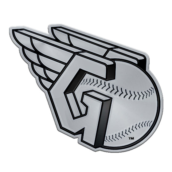 Cleveland Guardians Guardians Molded Chrome Plastic Emblem