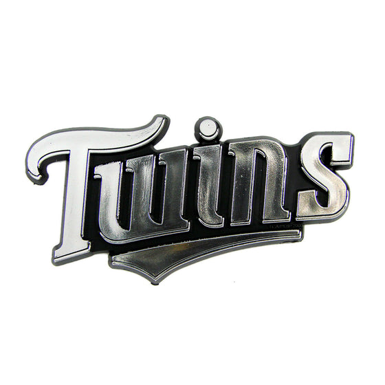 Minnesota Twins Molded Chrome Plastic Emblem