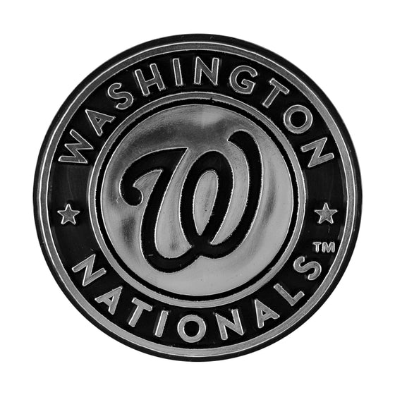 Washington Nationals Molded Chrome Plastic Emblem