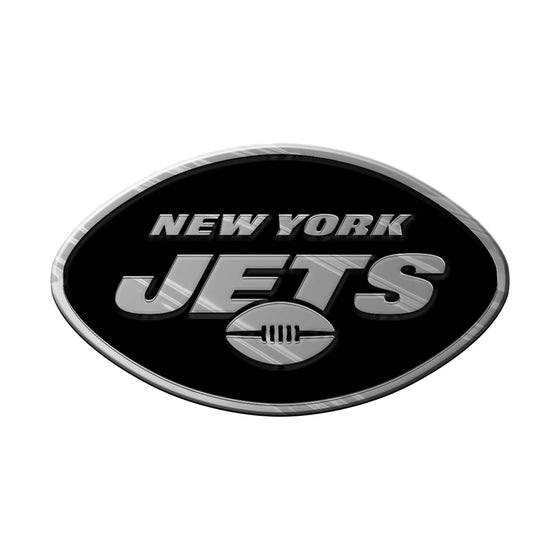 New York Jets Molded Chrome Plastic Emblem