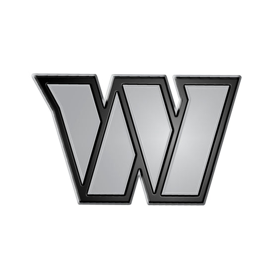 Washington Commanders Molded Chrome Plastic Emblem