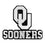 Oklahoma Sooners Molded Chrome Plastic Emblem