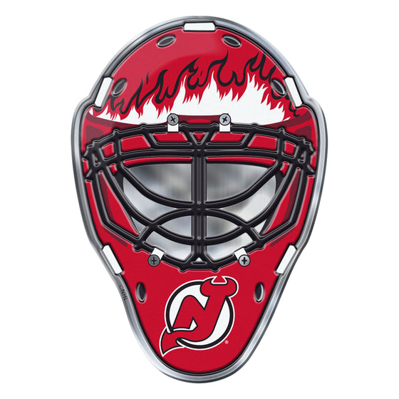 New Jersey Devils Heavy Duty Aluminium Helmet Emblem