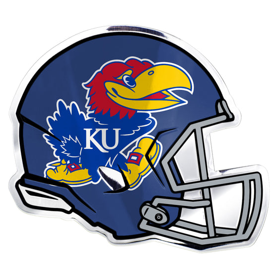 Kansas Jayhawks Heavy Duty Aluminium Helmet Emblem