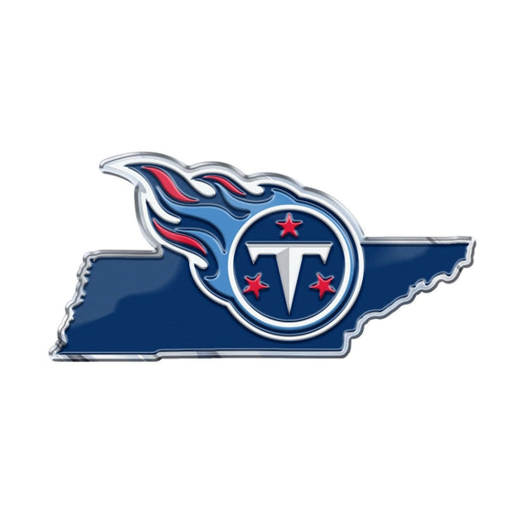 Tennessee Titans Team State Aluminum Embossed Emblem