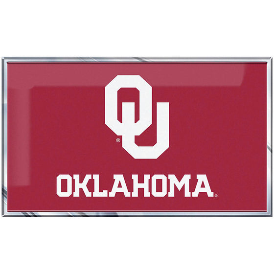 Oklahoma Sooners State Flag Aluminum Embossed Emblem