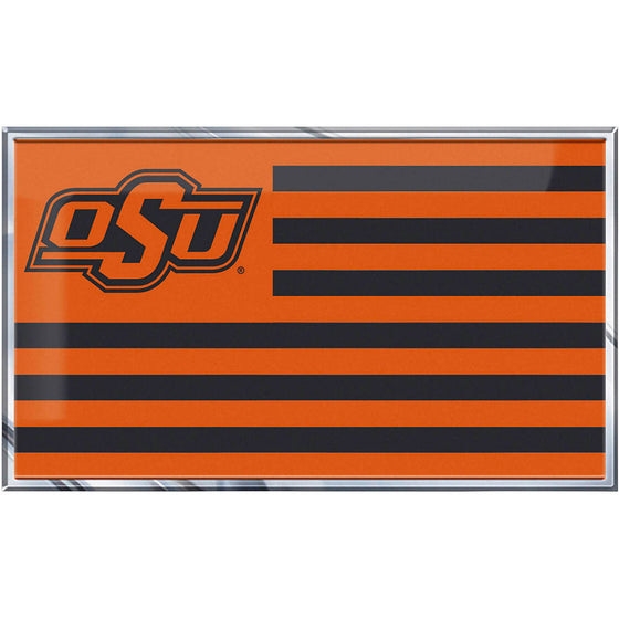 Oklahoma State Cowboys State Flag Aluminum Embossed Emblem