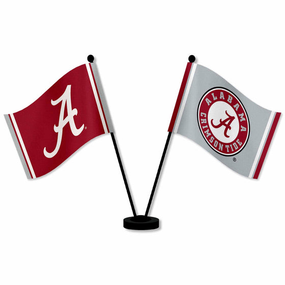 WinCraft Alabama Crimson Tide Desk and Table Top Flags