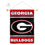 College Flags & Banners Co. Georgia Bulldogs Window Wall Banner Hanging Flag with Suction Cup