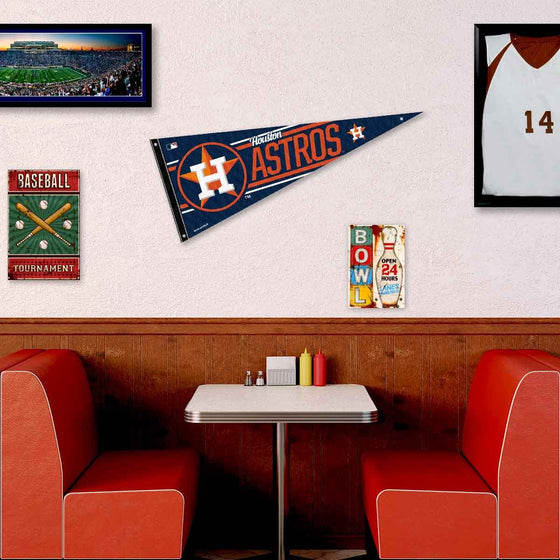 Houston Astros Pennant Banner and Wall Tack Pads