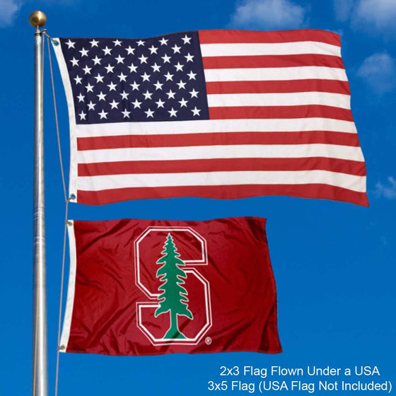 College Flags & Banners Co. Stanford Cardinal 2x3 Foot Flag