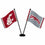 WinCraft Washington State Cougars Desk and Table Top Flags