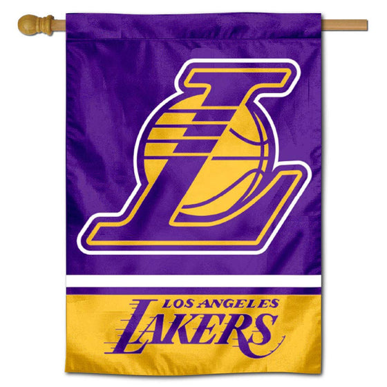 WinCraft Los Angeles Lakers Double Sided House Banner Flag