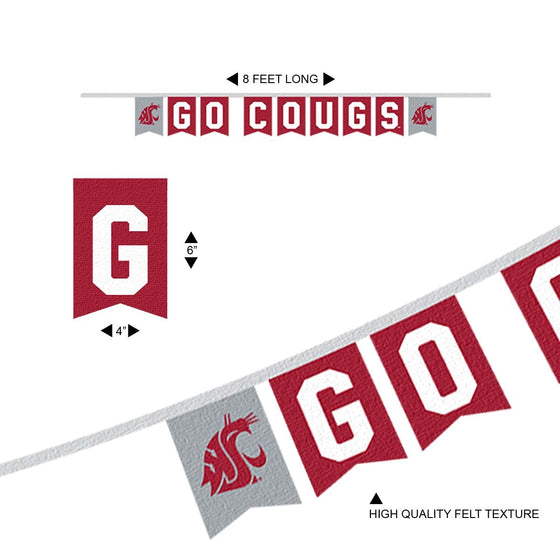 Washington State Cougars Banner String Pennant Flags