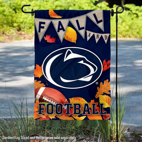 College Flags & Banners Co. Penn State Nittany Lions Fall Leaves Football Season Garden Yard Flag