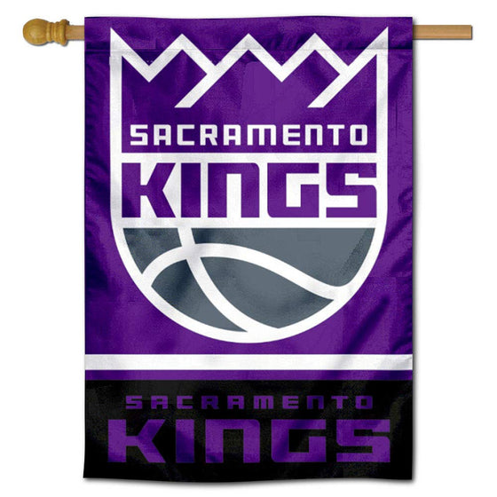 WinCraft Sacramento Kings Double Sided House Banner Flag