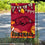 College Flags & Banners Co. Arkansas Razorbacks Fall Leaves Football Season Garden Yard Flag