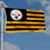 WinCraft Pittsburgh Steelers USA American Nation Stripes 3x5 Grommet Flag