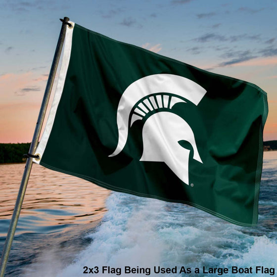 College Flags & Banners Co. Michigan State Spartans Small 2x3 Foot Flag