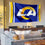 Los Angeles Rams LA Logo Banner and Tapestry Wall Tack Pads